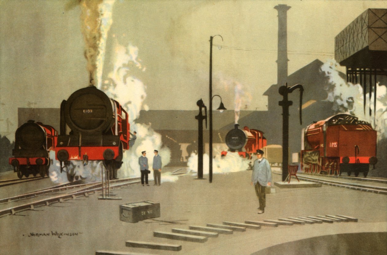 Parowozowni Camden Town, ok. 1930 r. 1935