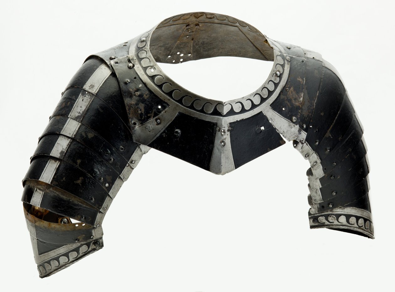 Almain Collar, ok.1580 (stal malowana z nowoczesną skórą) autorstwa North German School