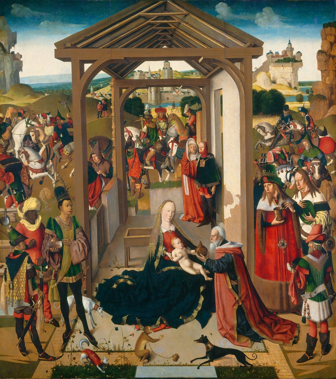 Pokłon Trzech Króli autorstwa North Netherlandish 15th Century