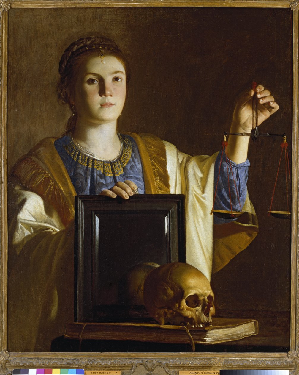 Prawda przedstawiająca zwierciadło marności świata, ok. 1620-1630 autorstwa Northern European School