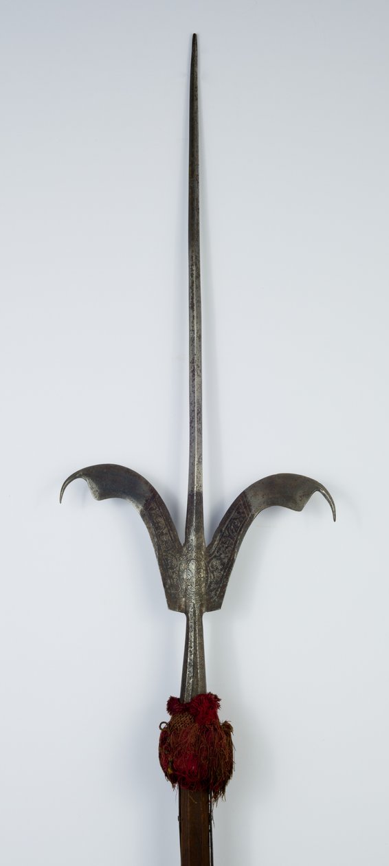 Friuli Spear (stal, drewno i tkanina ze śladami złocenia) autorstwa Northern Italian School