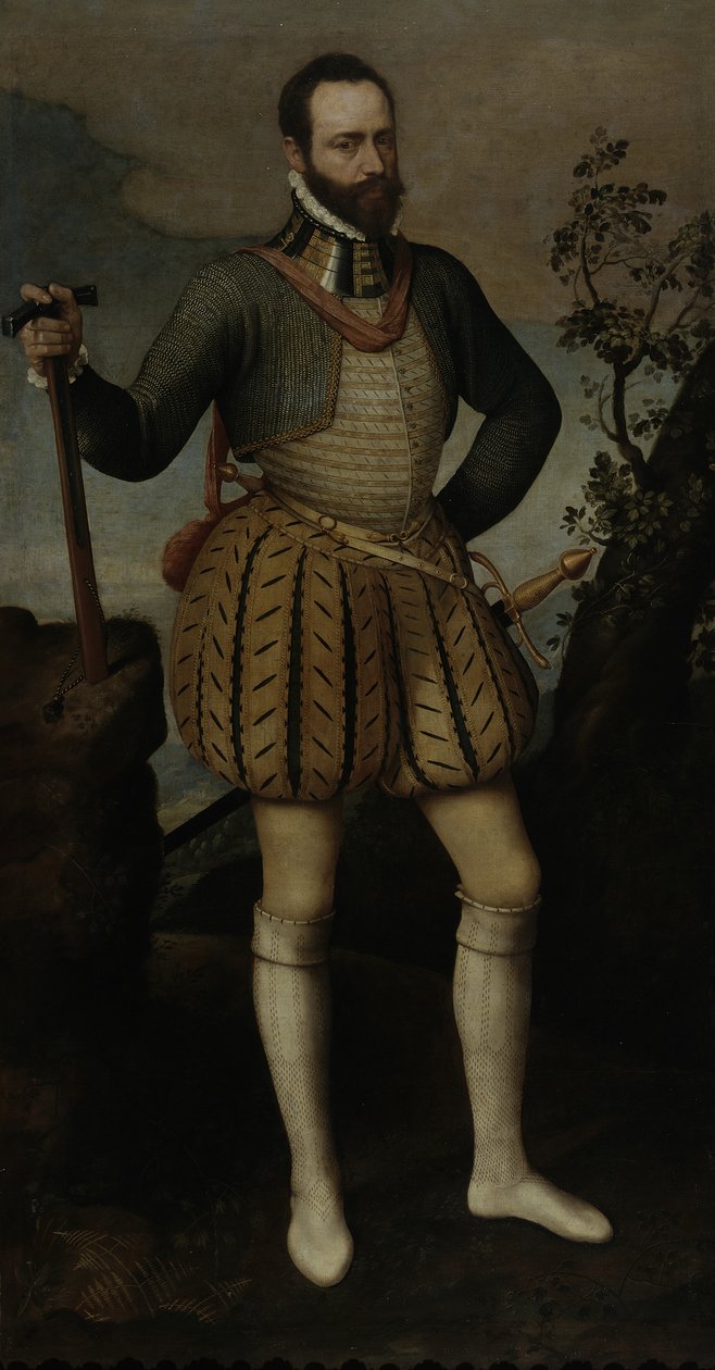 Portret mężczyzny w zbroi, ok. 1550 autorstwa Northern Italian School