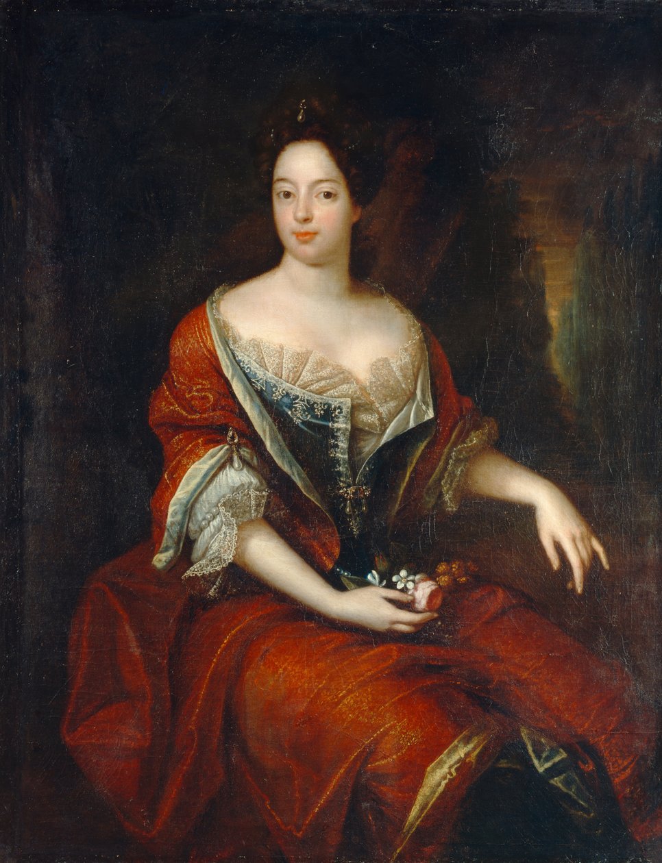 Sophia Charlotte z Hanoweru 1668-1705, małżonka królowej Prus. autorstwa Nöel Jouvenet III