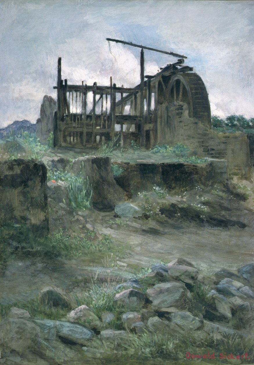 Kornwalijska kopalnia cyny, XIX wiek autorstwa O.A. Sickert