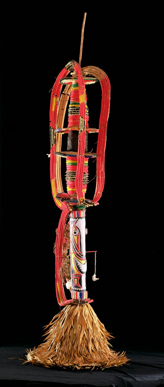 Maska Tubuan, New Britain (mixed media) autorstwa Oceanic
