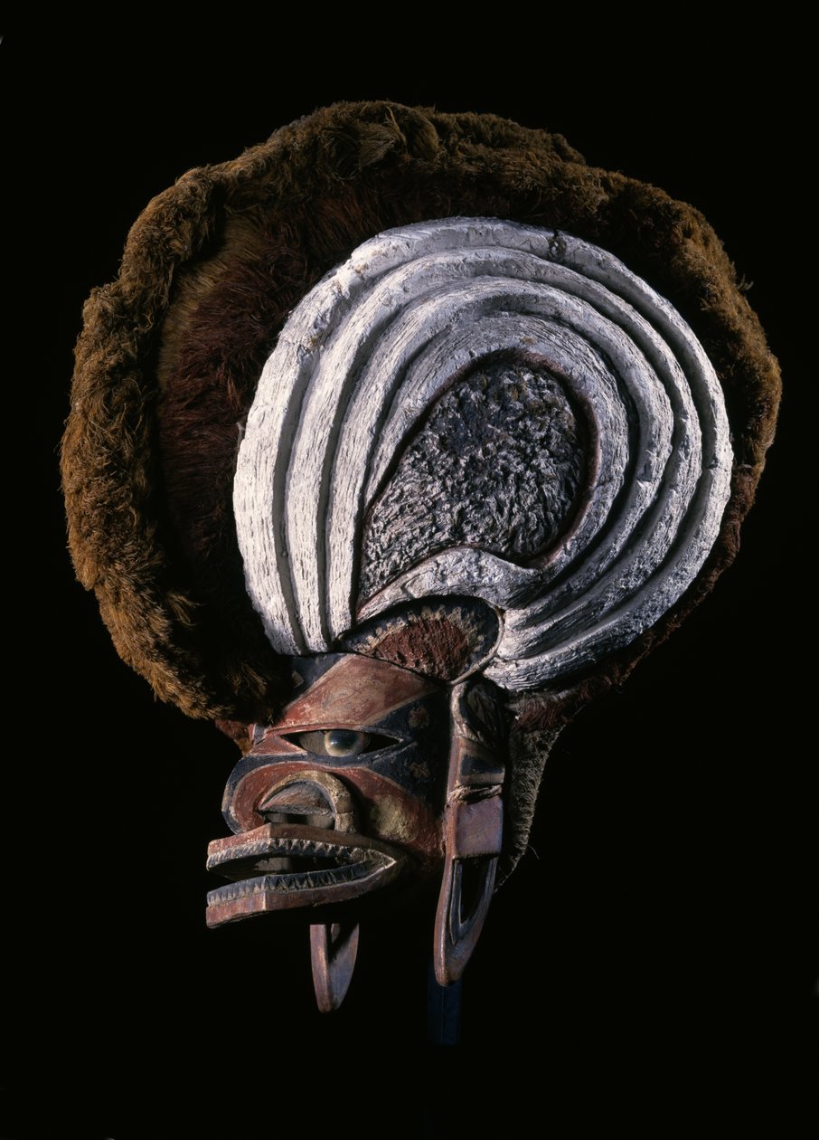 Maska na hełm (tatanua), Nowa Irlandia Północna, Papua Nowa Gwinea autorstwa Oceanic Oceanic