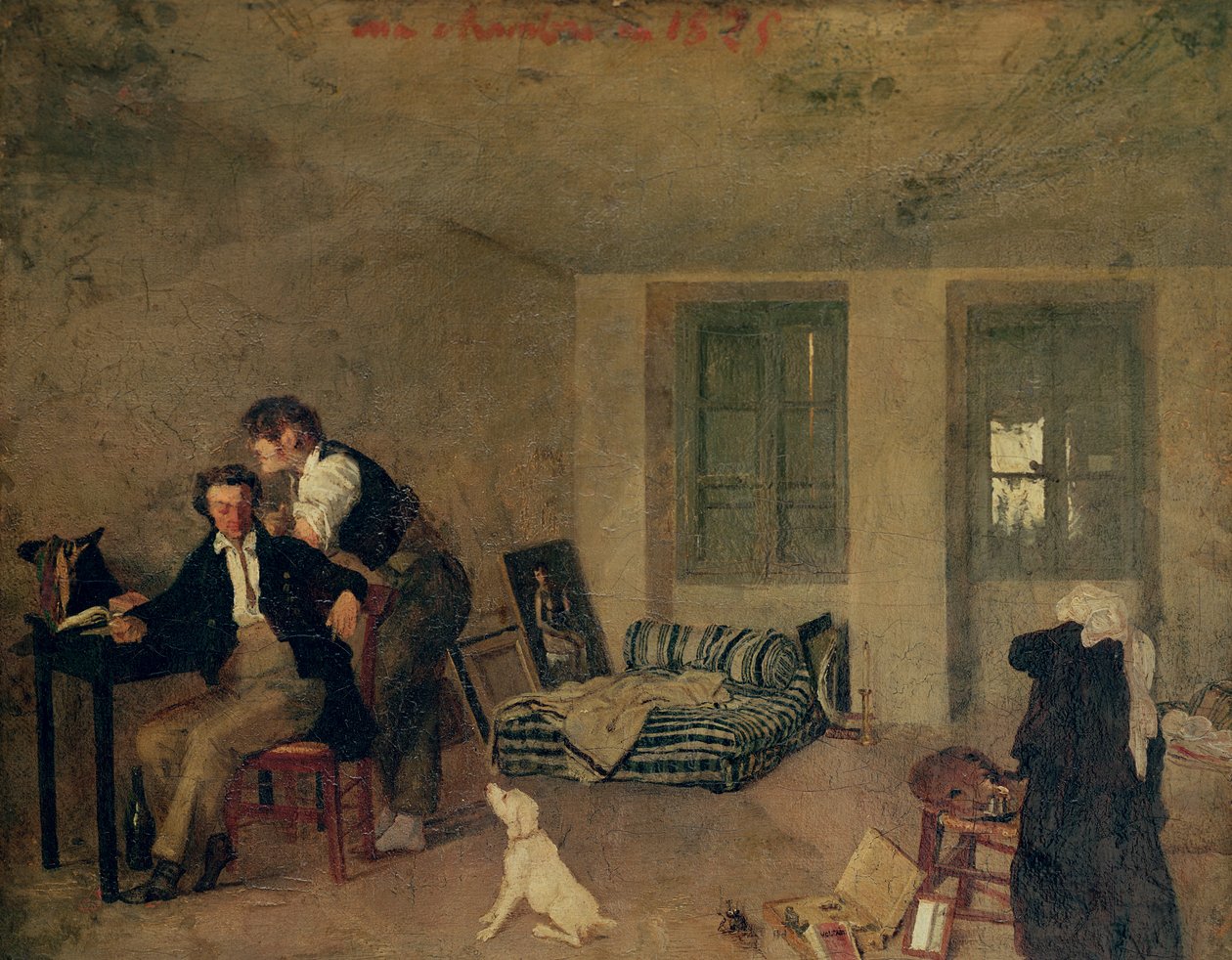 Mój pokój w 1825 r. autorstwa Octave Tassaert