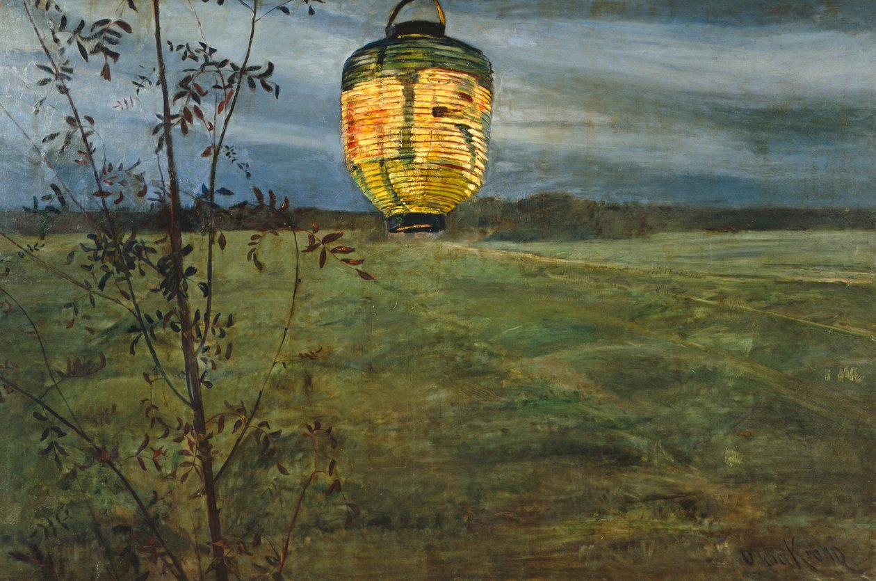 Chińska lampa autorstwa Oda Krohg