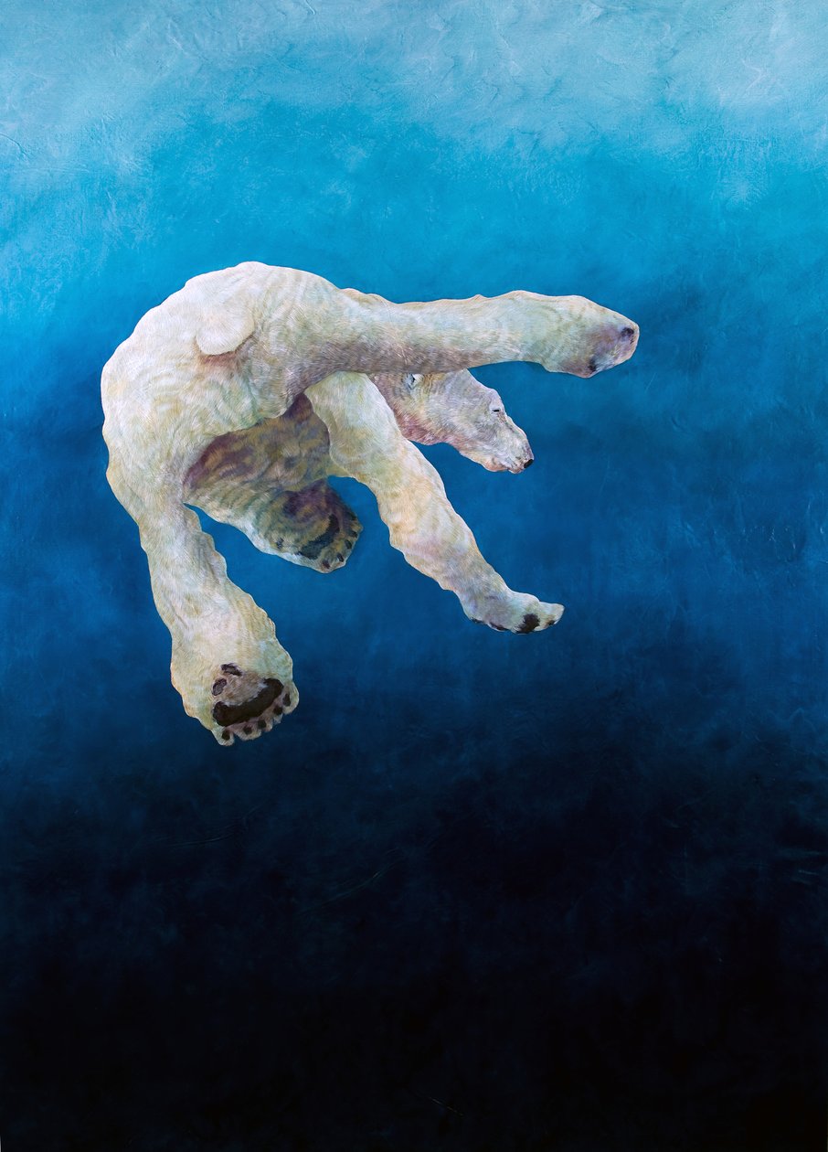 Ursus maritimus 1, 2010 (akryl na płótnie) autorstwa Odile Kidd