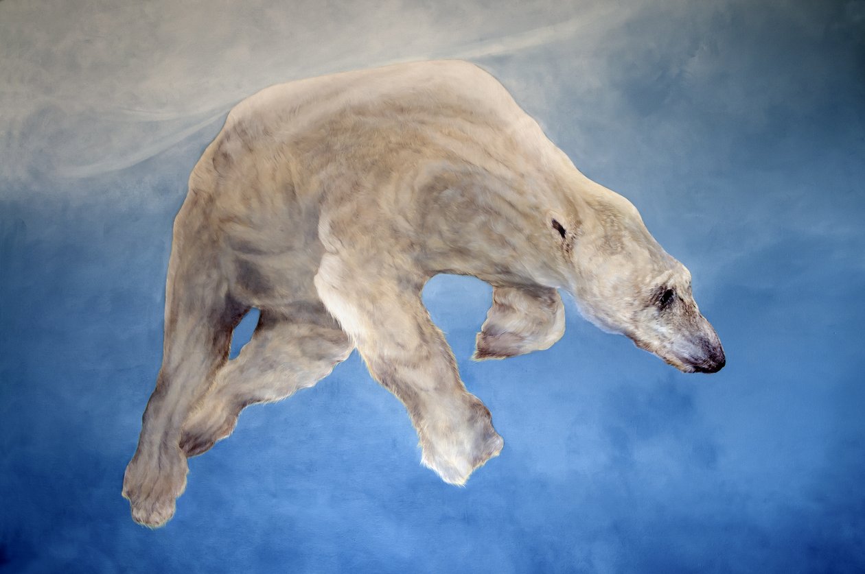 Ursus maritimus 2 (akryl na płótnie gesso) autorstwa Odile Kidd