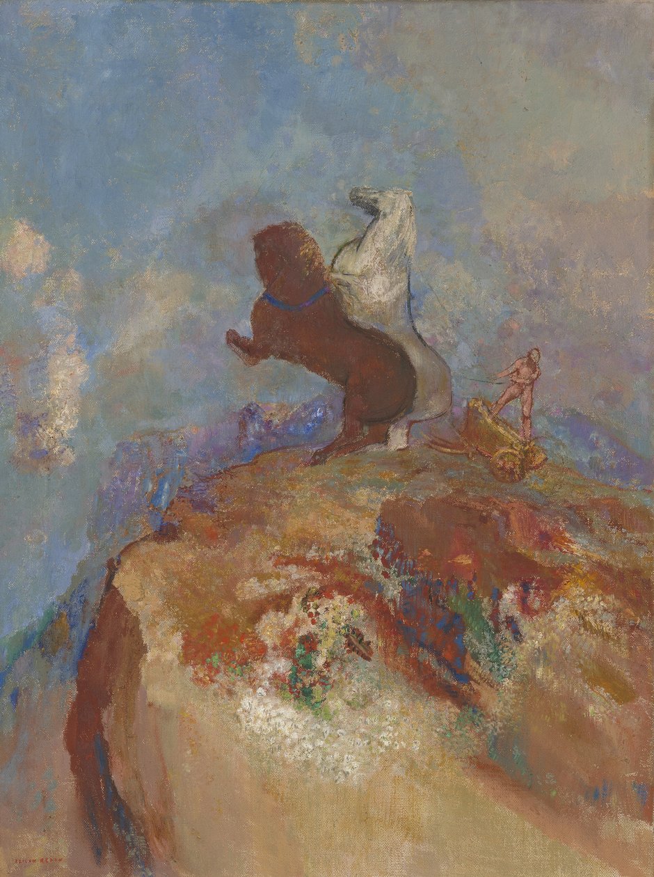 Apollo, ok. 1905-10 autorstwa Odilon Redon