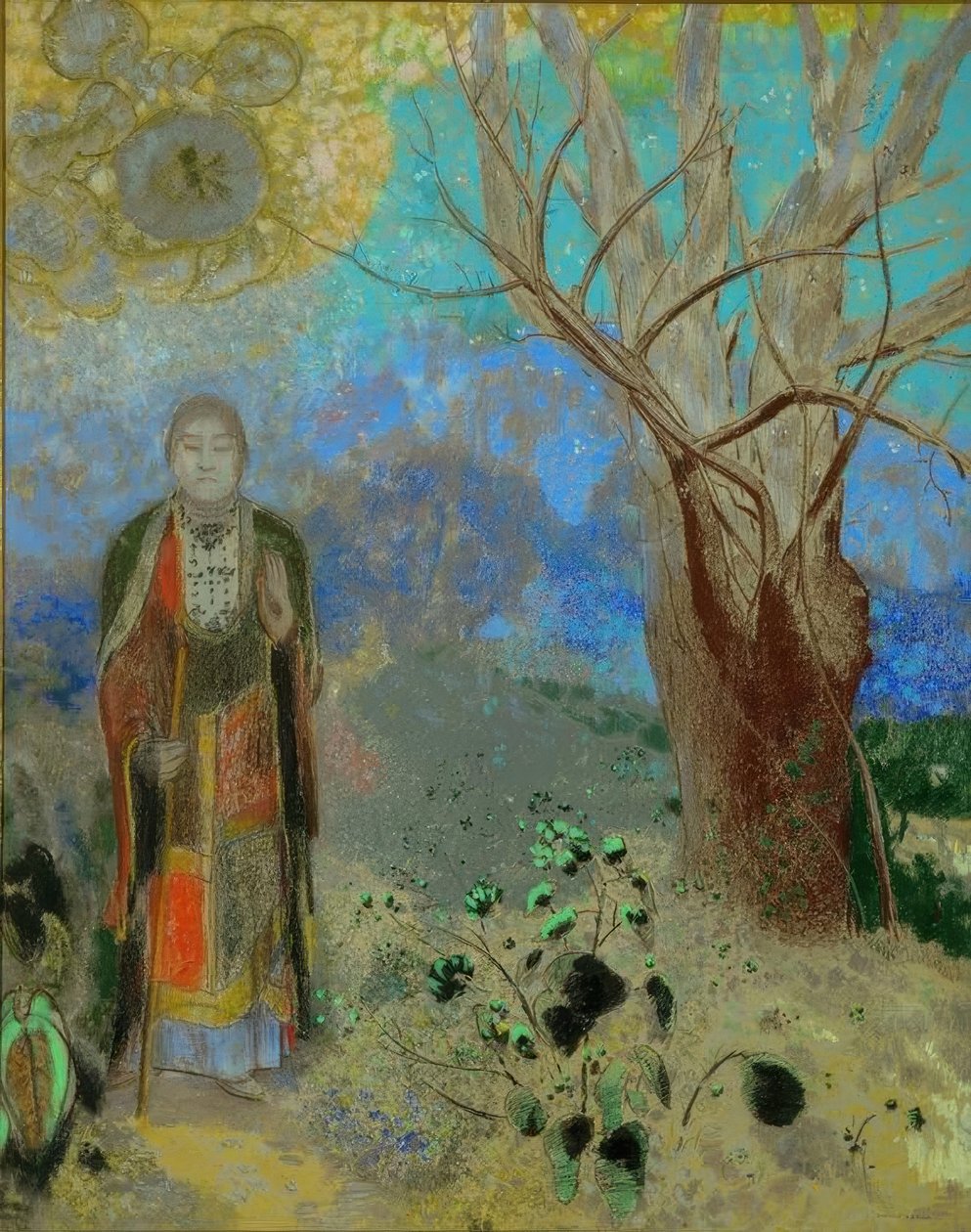 Budda autorstwa Odilon Redon