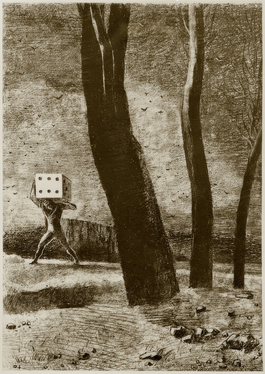 Gracz autorstwa Odilon Redon