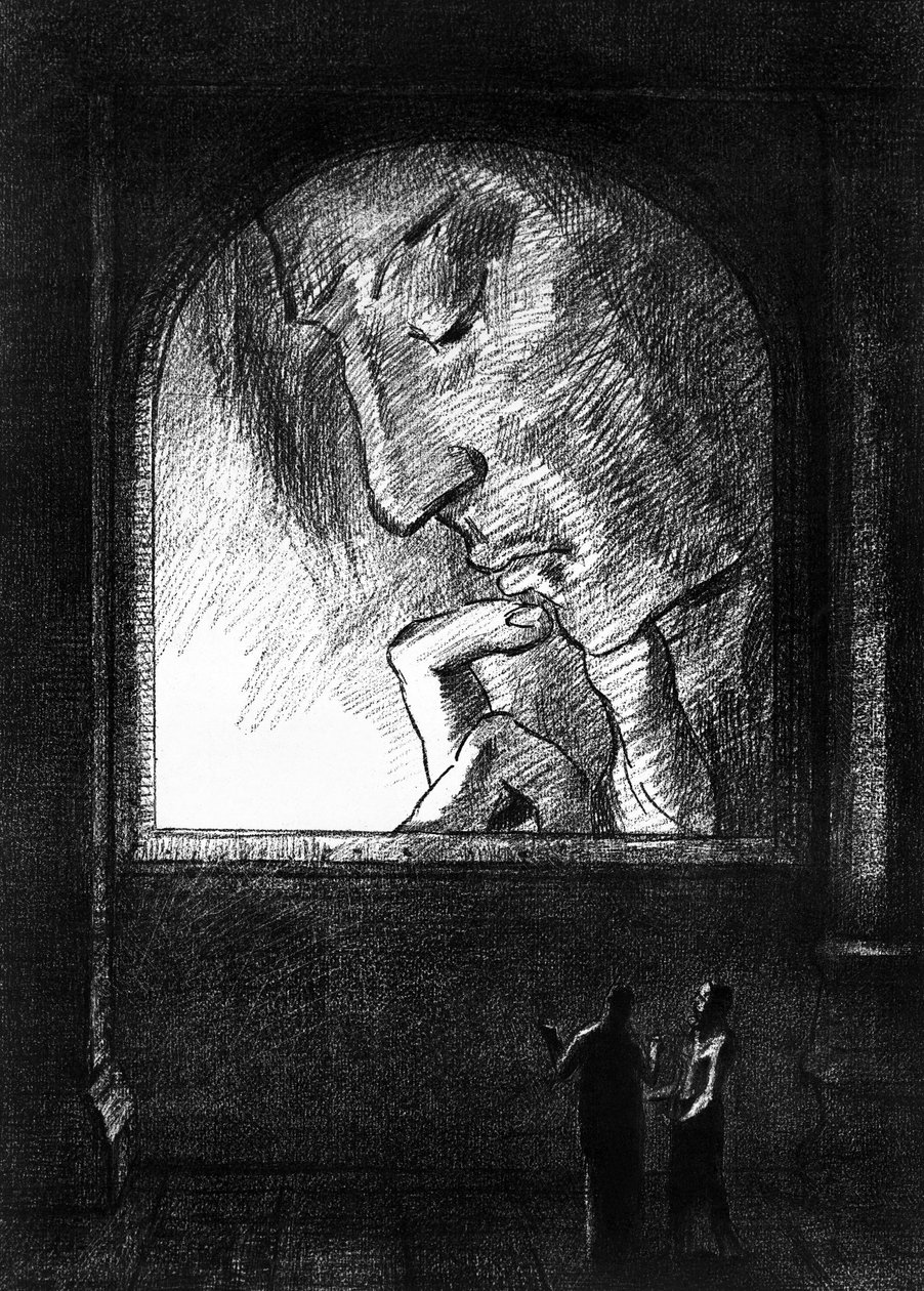 Lumiere, 1893 lito autorstwa Odilon Redon
