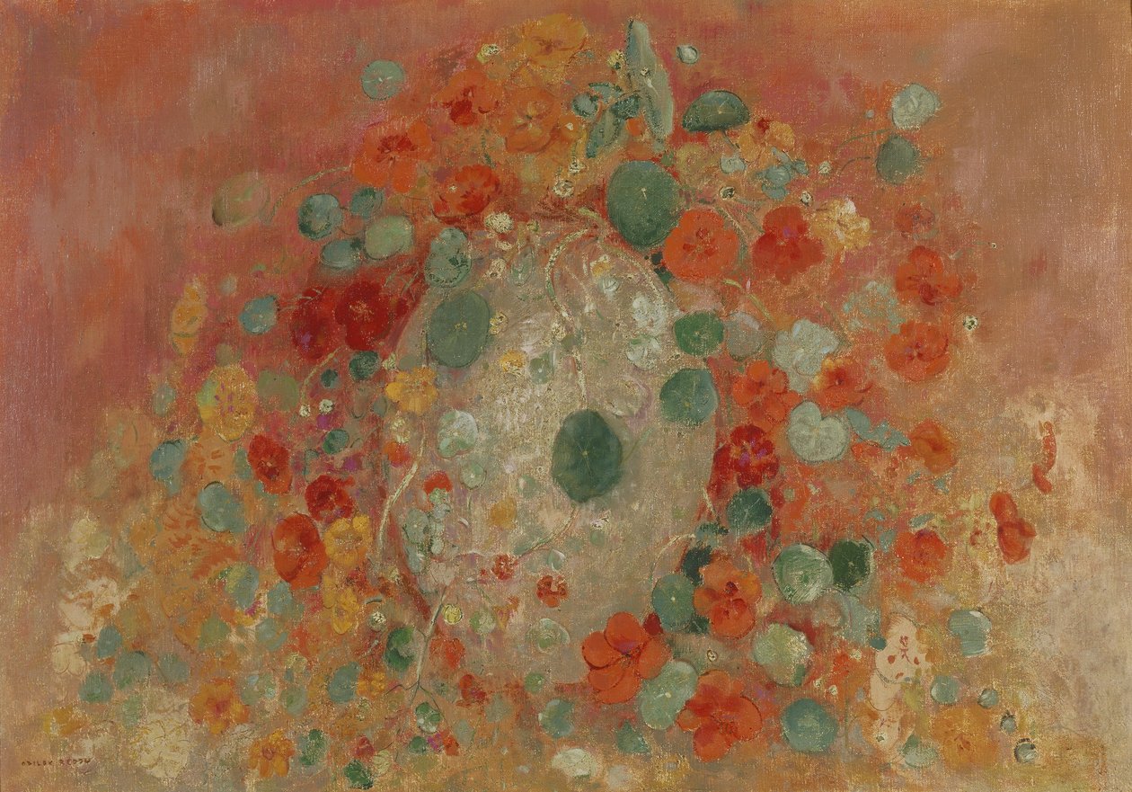Nasturcje, 1905 autorstwa Odilon Redon