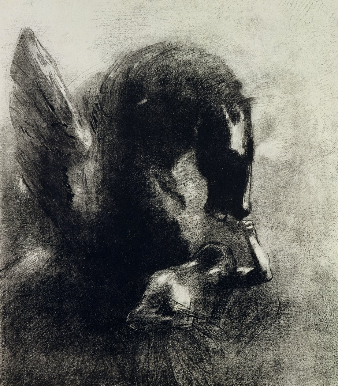 Pegaz autorstwa Odilon Redon