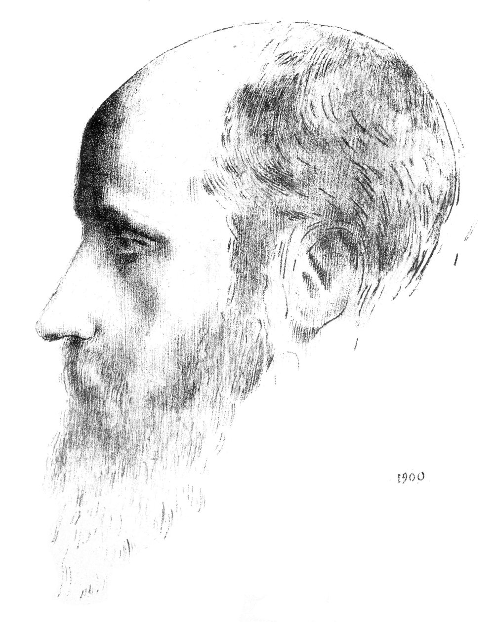 Portret Vuillarda (dowód artysty) autorstwa Odilon Redon