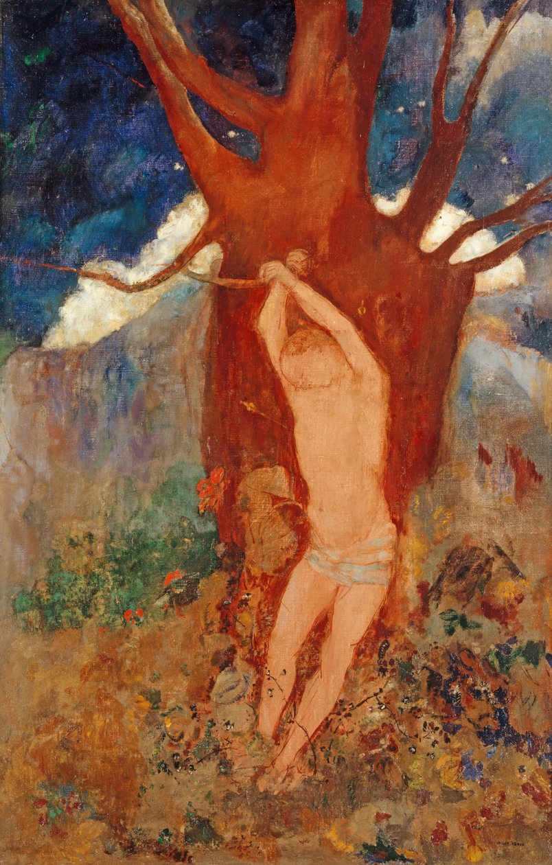 Św. Sebastian, 1910 autorstwa Odilon Redon