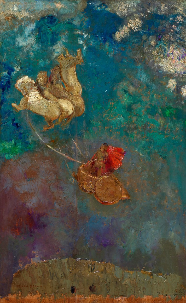 Rydwan Apolla, 1907-10 autorstwa Odilon Redon
