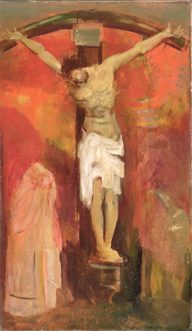 Ukrzyżowanie, ok. 1904 autorstwa Odilon Redon
