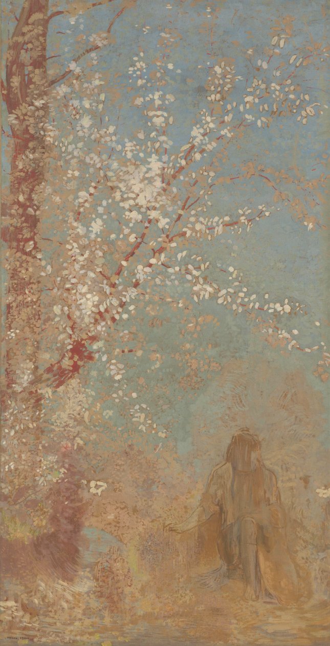 Czerwone Drzewo autorstwa Odilon Redon
