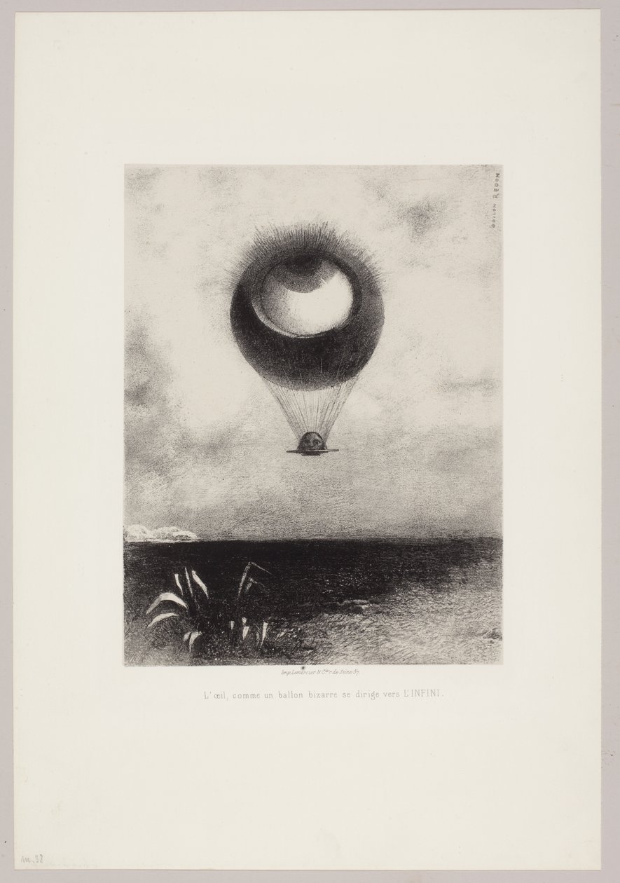 Edgar Poe autorstwa Odilon Redon