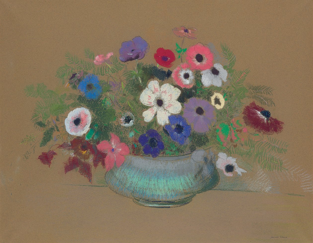 Zawilce autorstwa Odilon Redon