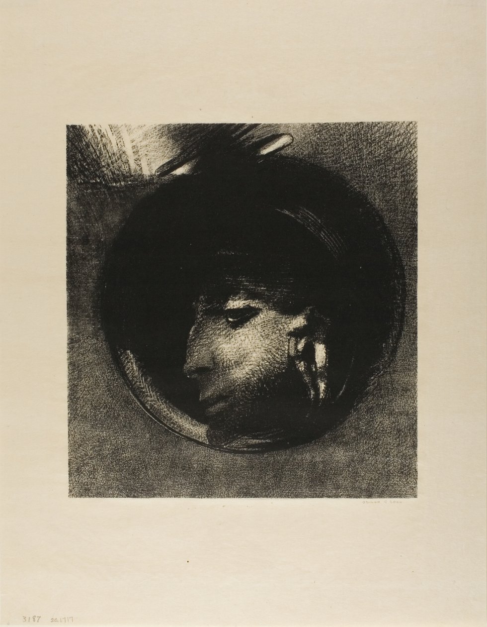 Komórka uszna autorstwa Odilon Redon