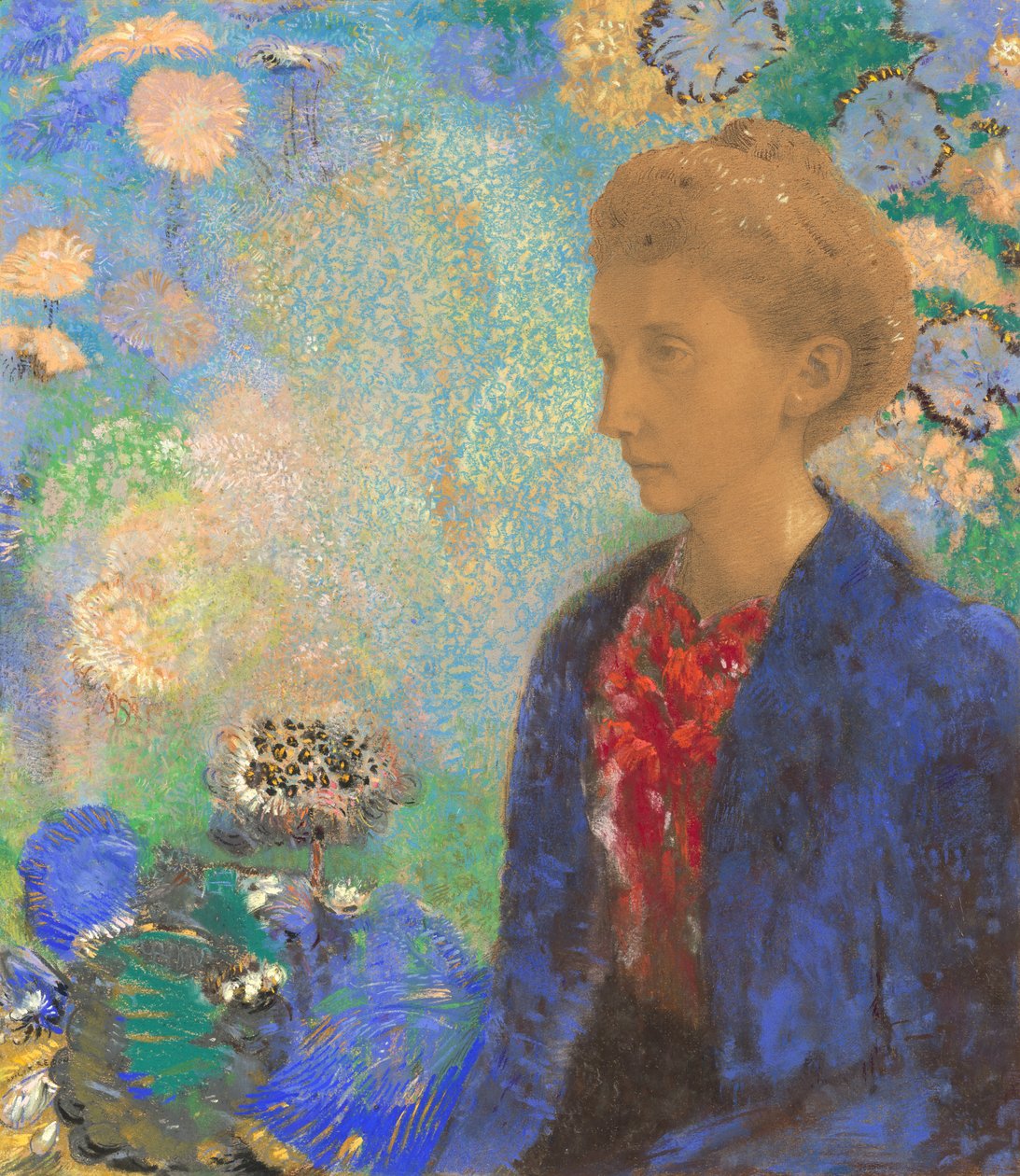 Baronowa de Domecy autorstwa Odilon Redon