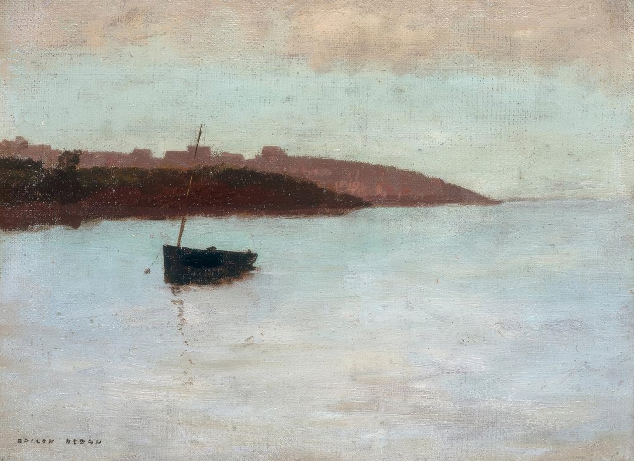 Łódź rybacka autorstwa Odilon Redon