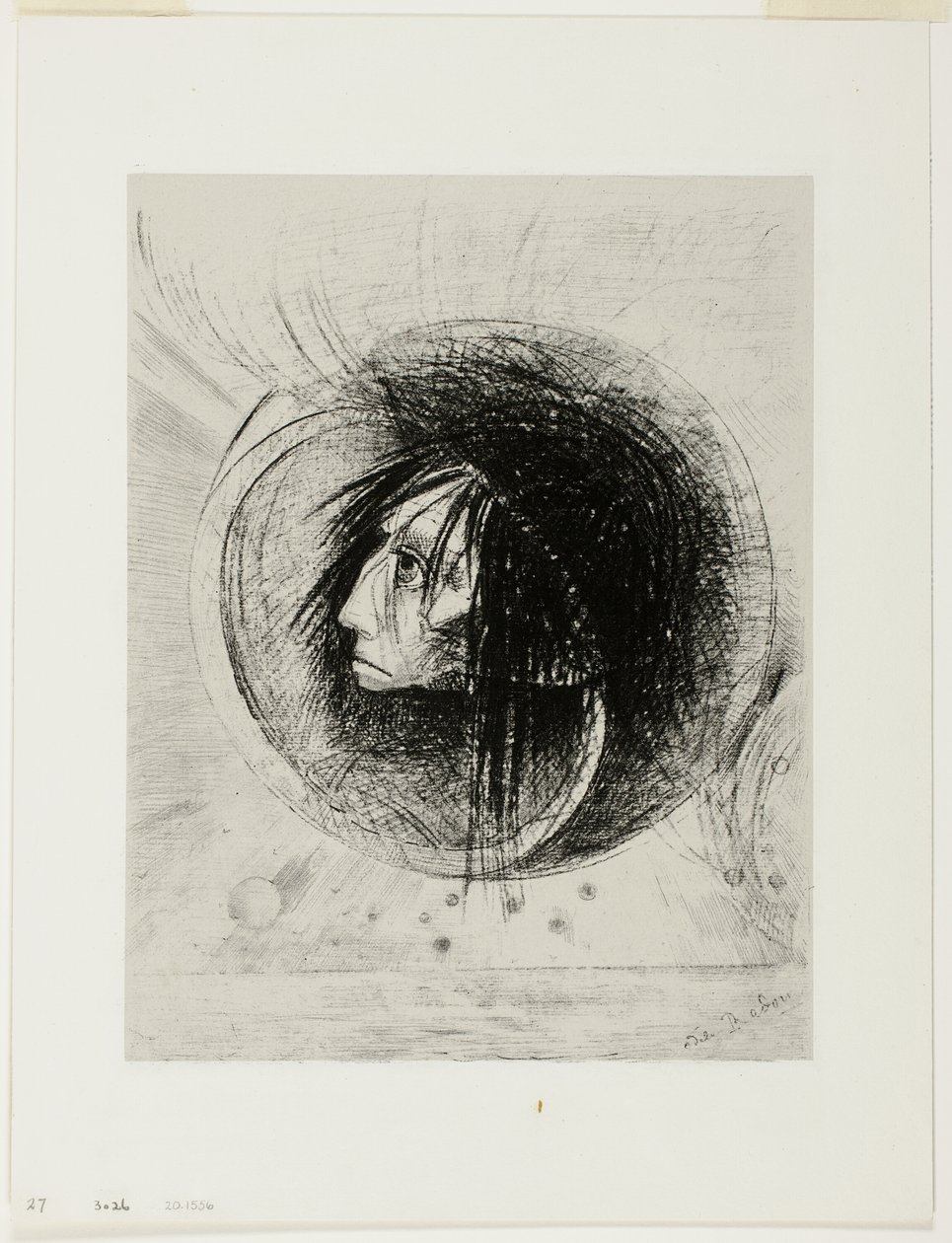 Kwitnąca, talerz jeden z In Dreams autorstwa Odilon Redon