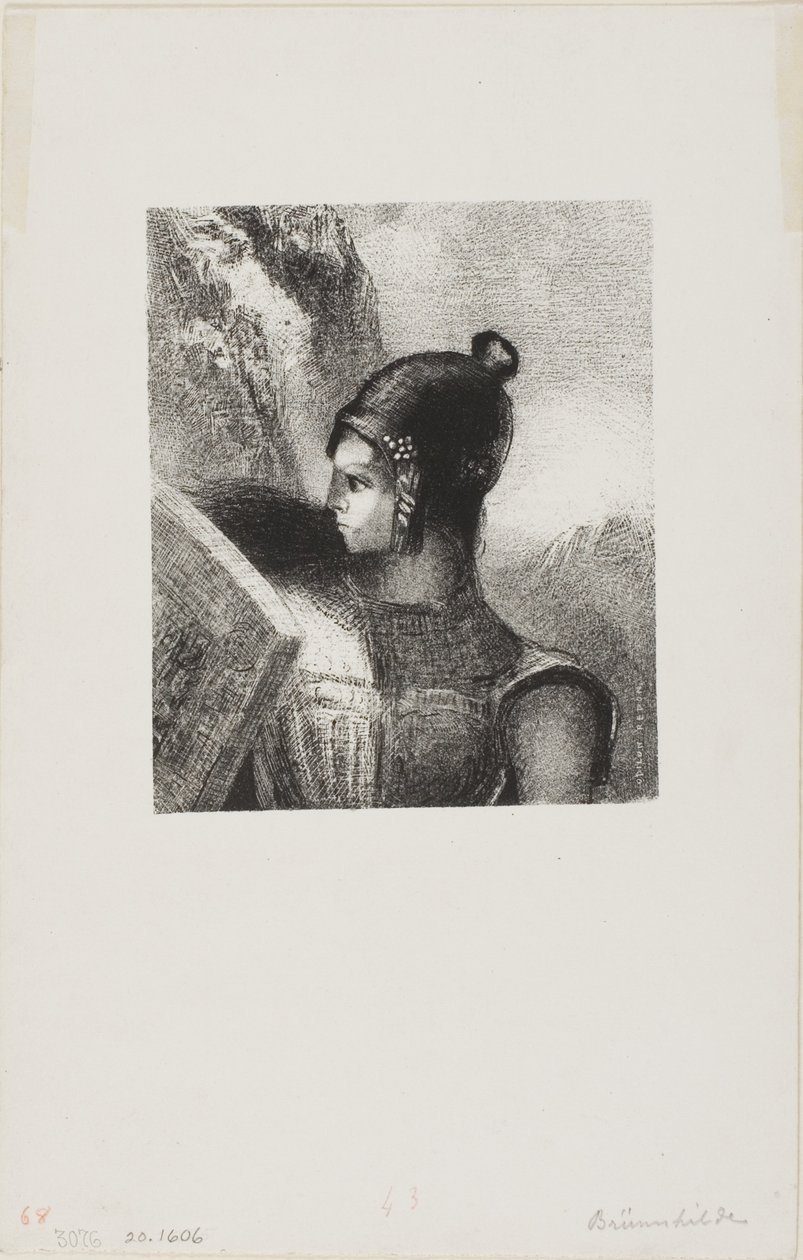 Brunhilda autorstwa Odilon Redon