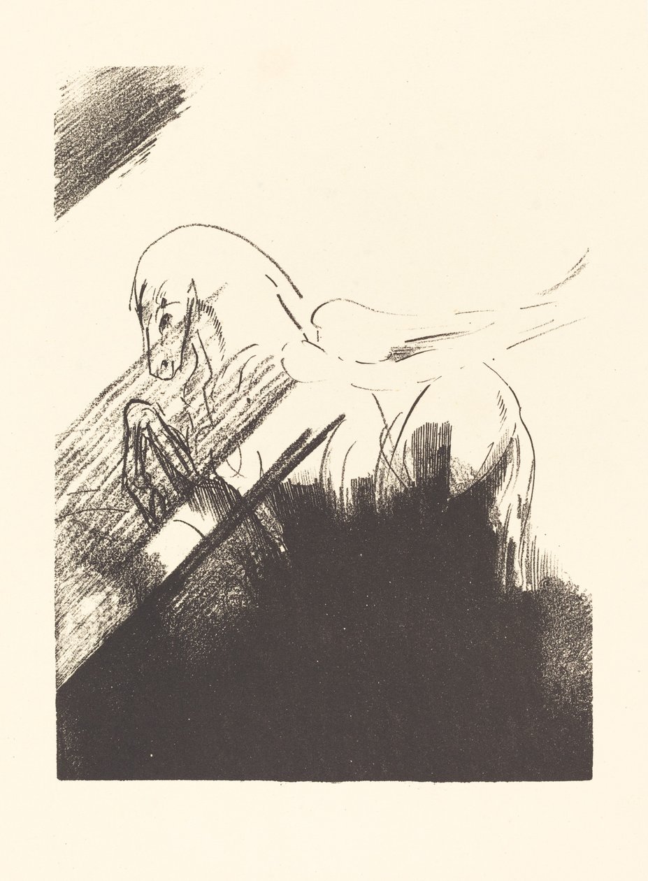 Cheval aile (Skrzydlaty Koń) autorstwa Odilon Redon