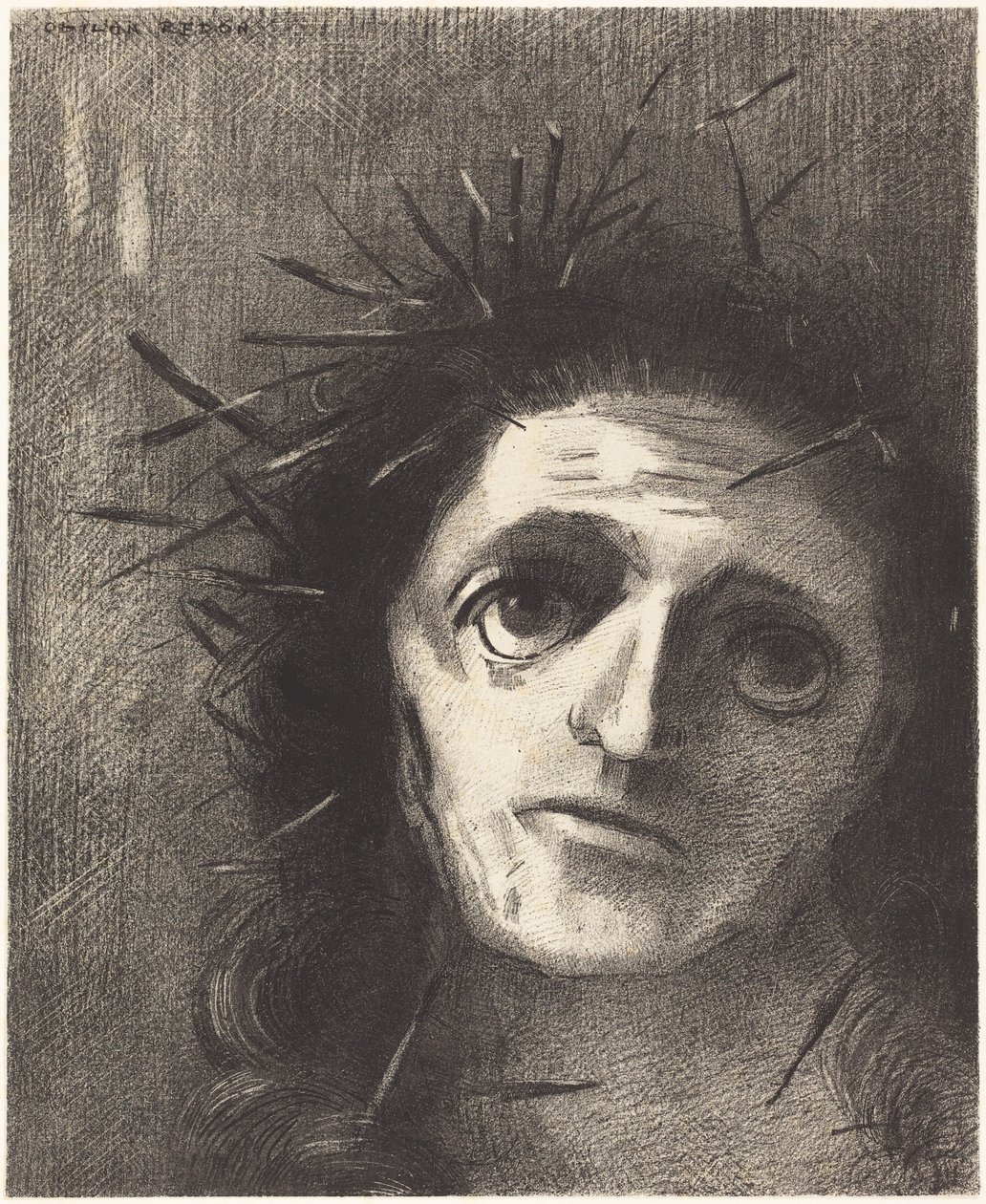 Chrystus autorstwa Odilon Redon