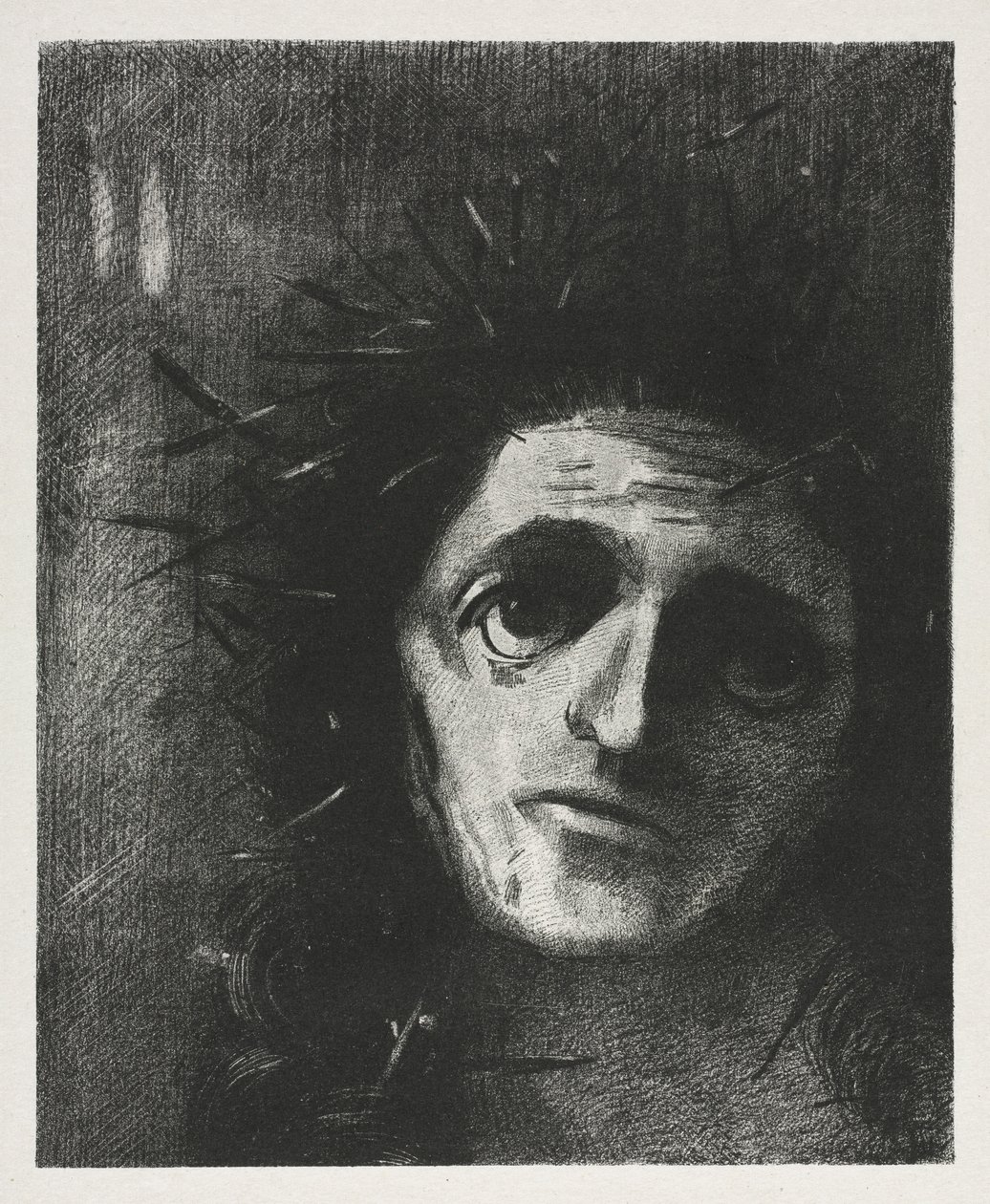 Chrystus, 1887. autorstwa Odilon Redon
