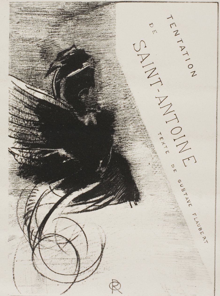 Okładka z "Kuszenia św. Antoniego" (I seria) autorstwa Odilon Redon