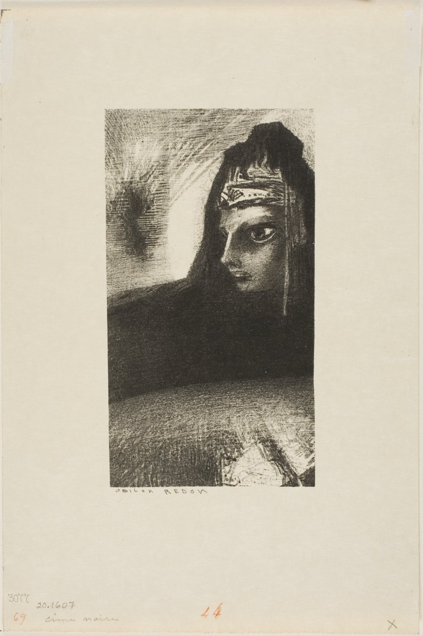 Mroczny Szczyt autorstwa Odilon Redon