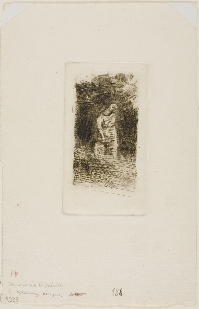 Dawid autorstwa Odilon Redon