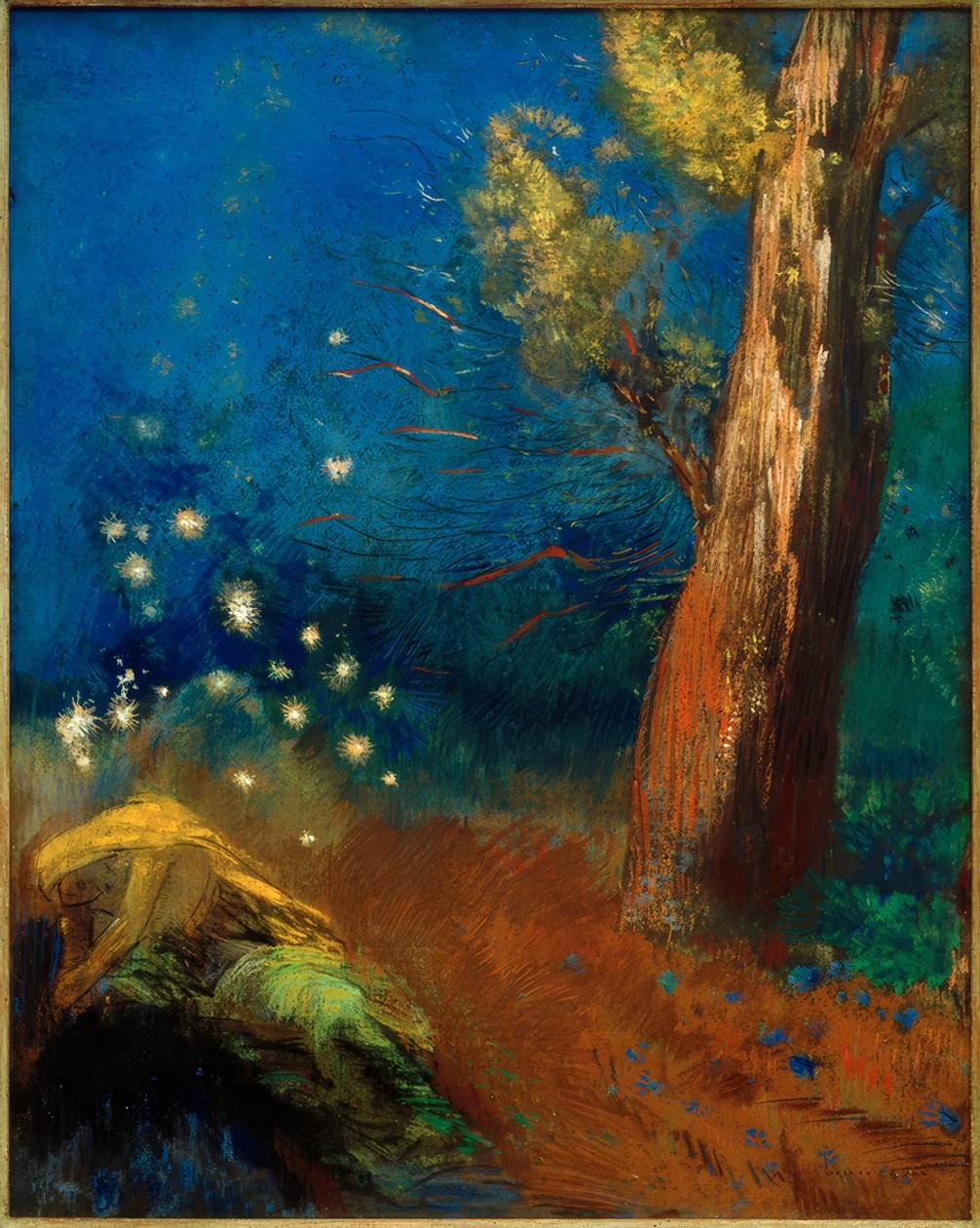 Śmierć Buddy autorstwa Odilon Redon
