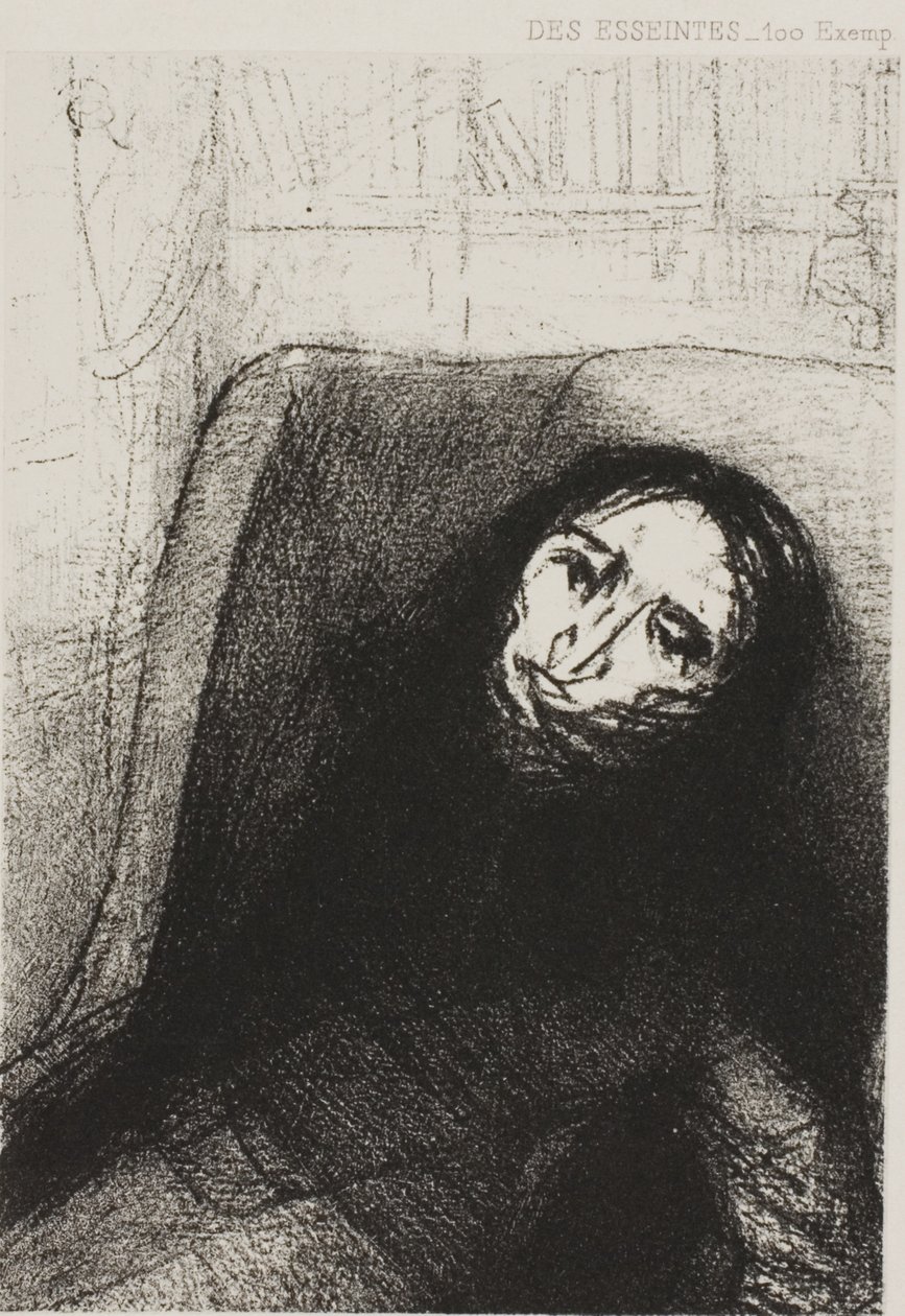 Des Esseintes, Frontispiece do A Rebours JK Huysmans autorstwa Odilon Redon