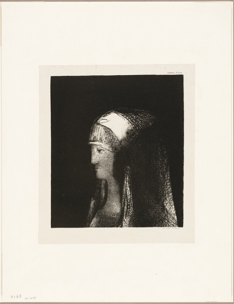 Druidka autorstwa Odilon Redon