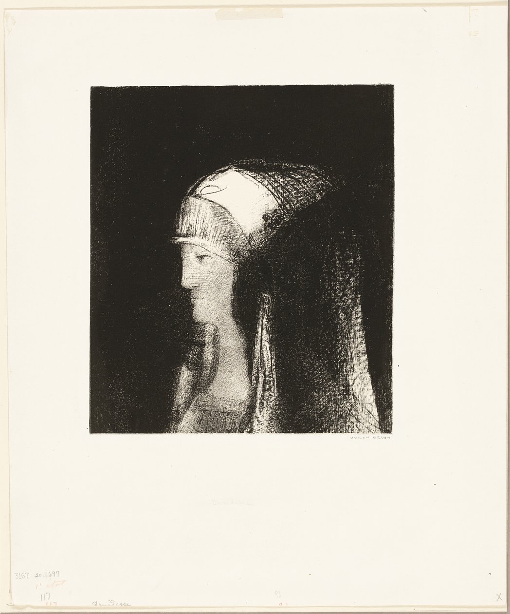 Druidka autorstwa Odilon Redon