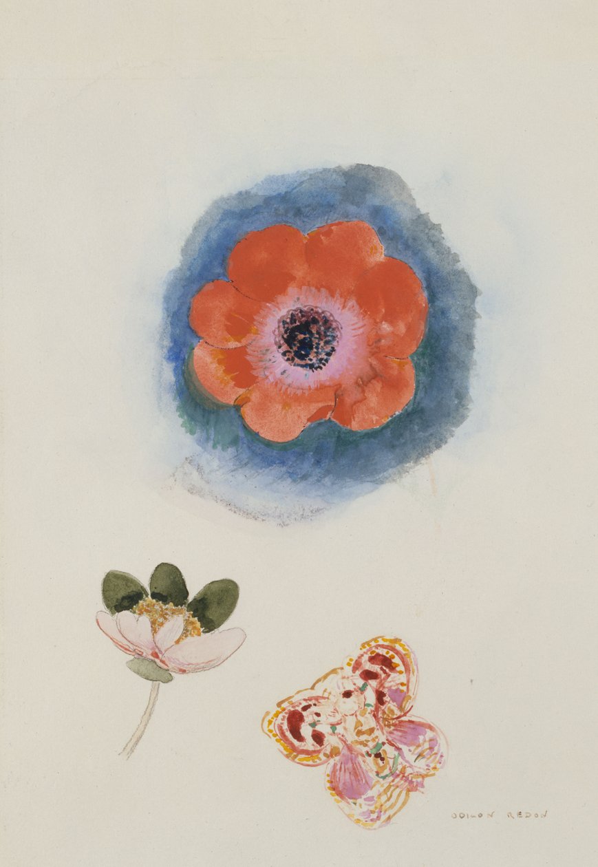 Blumenstudie autorstwa Odilon Redon