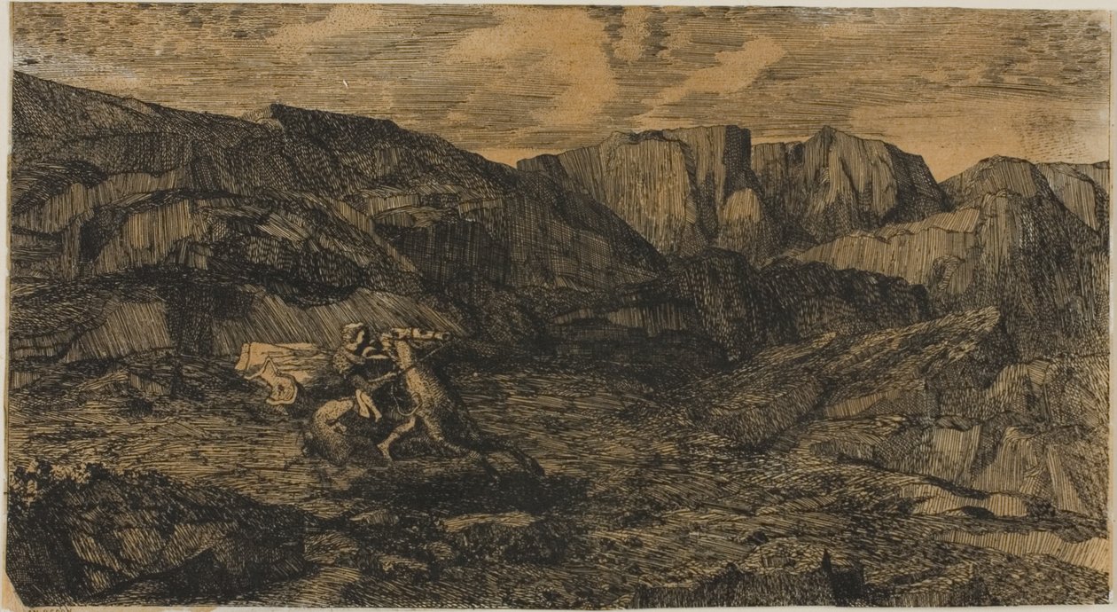 Strach autorstwa Odilon Redon