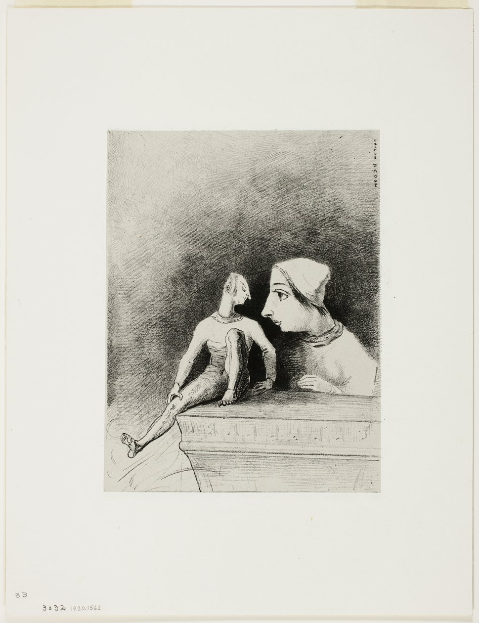 Felineness, płyta siódma z In Dreams autorstwa Odilon Redon