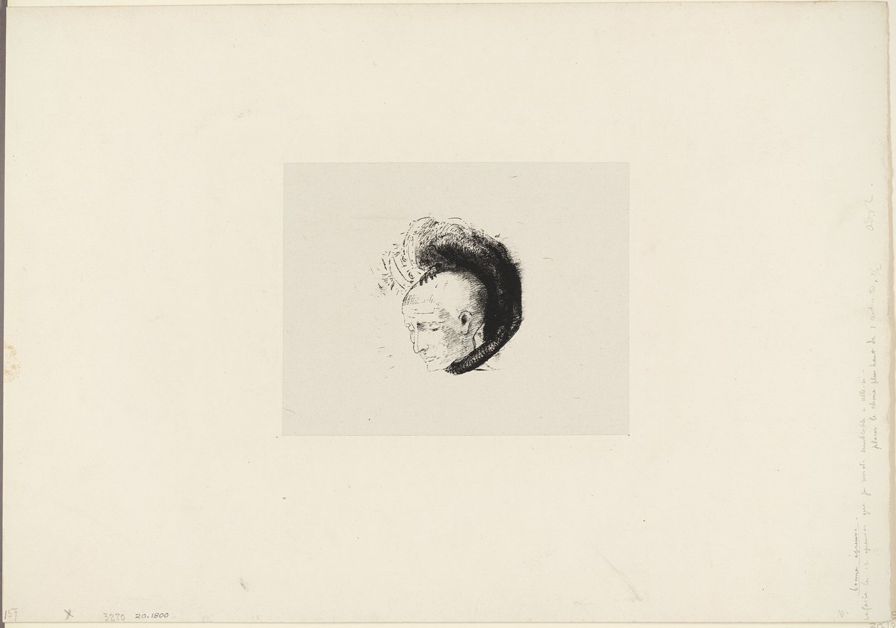 Frontyspis do ruchu idealistycznego w malarstwie André Mellerio autorstwa Odilon Redon