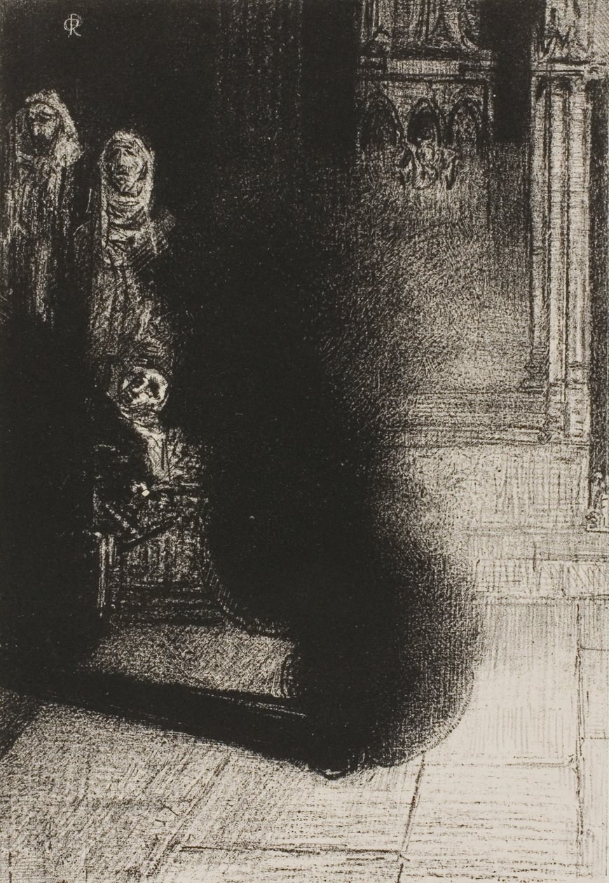Frontyspis do Les Flambeaux noir autorstwa Emile Verhaeren autorstwa Odilon Redon