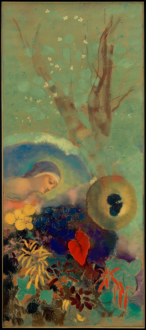 Hołd dla Leonarda da Vinci autorstwa Odilon Redon