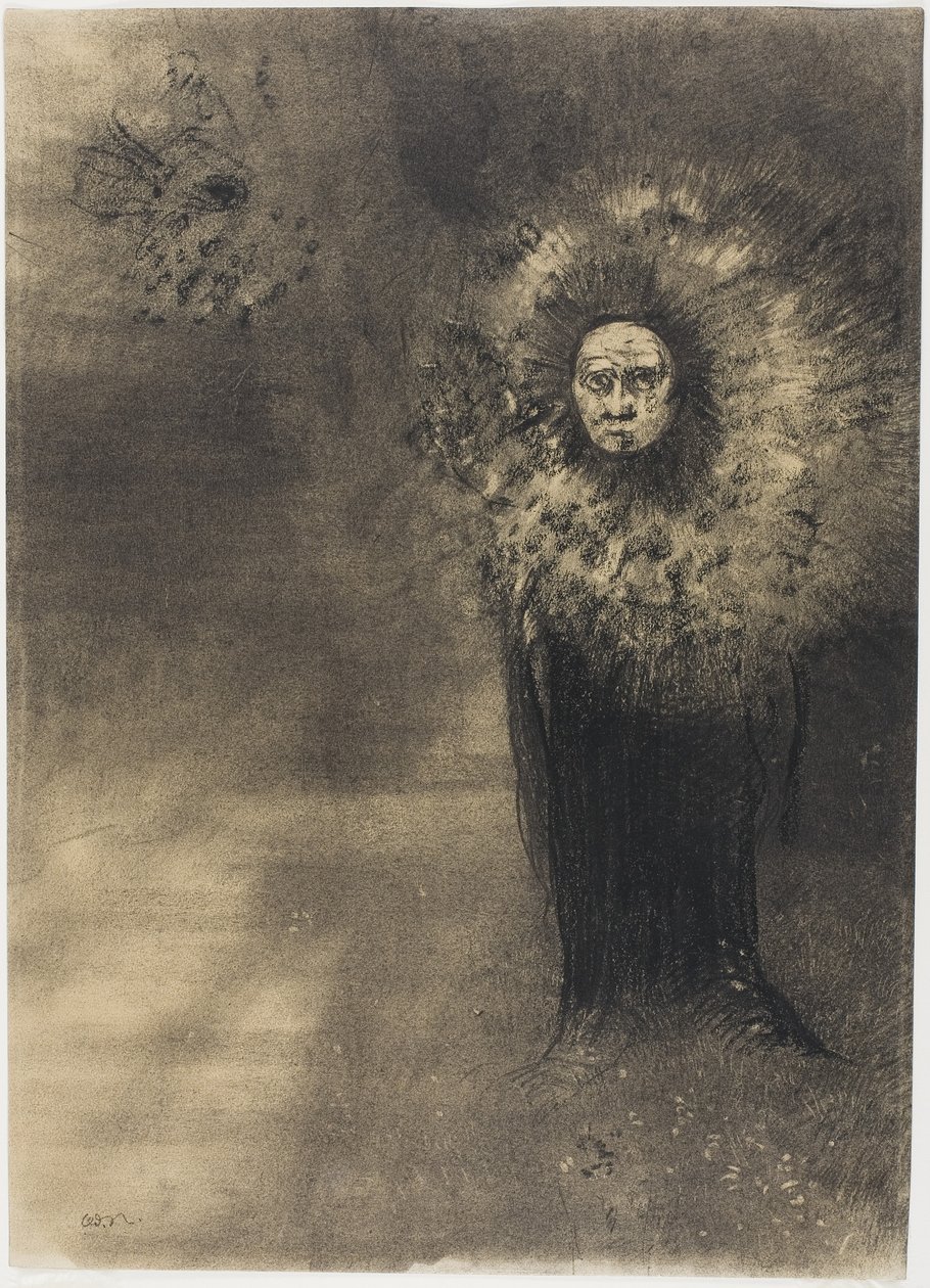 Roślina ludzka, ok.1880 autorstwa Odilon Redon