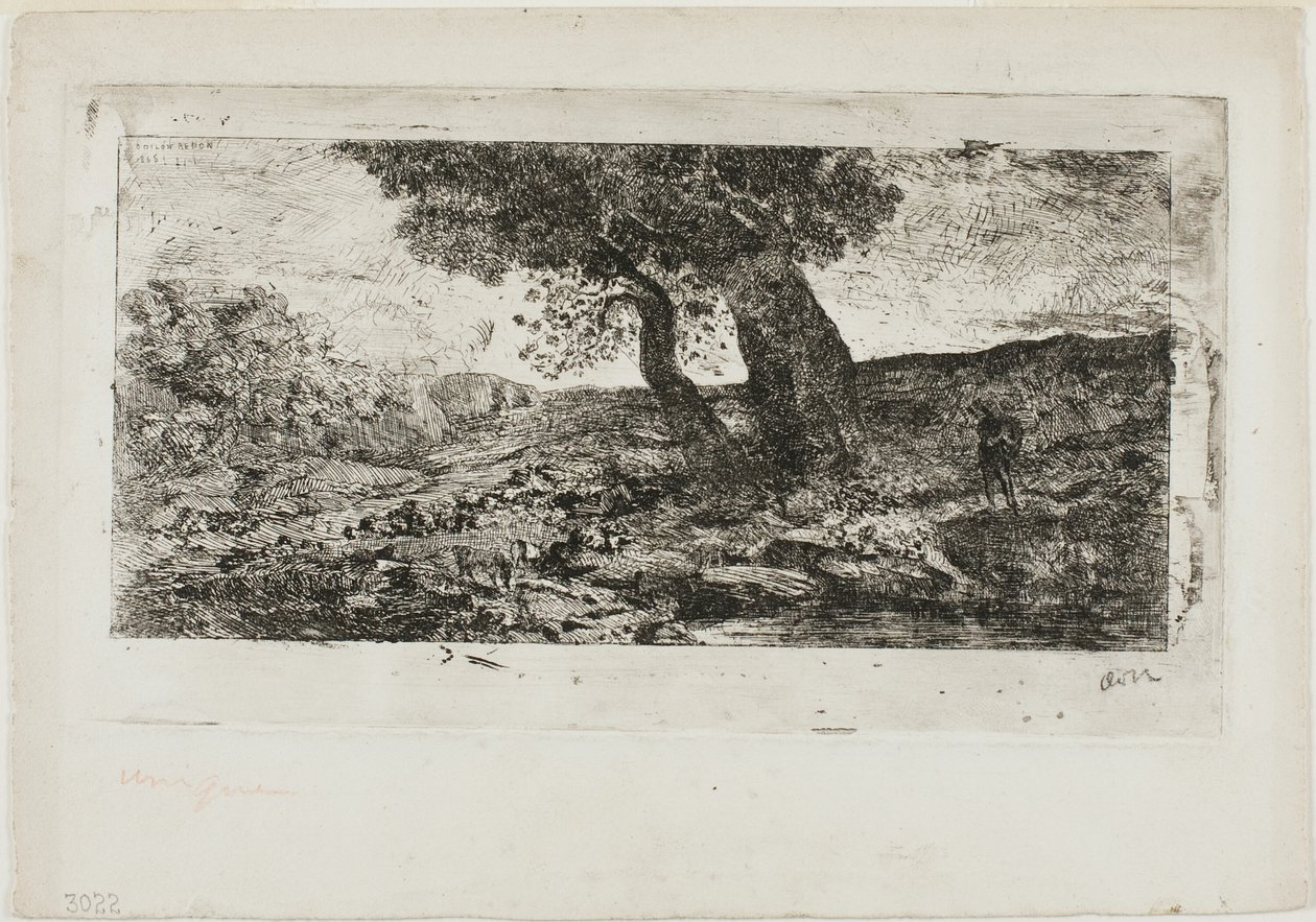 W Hiszpanii autorstwa Odilon Redon